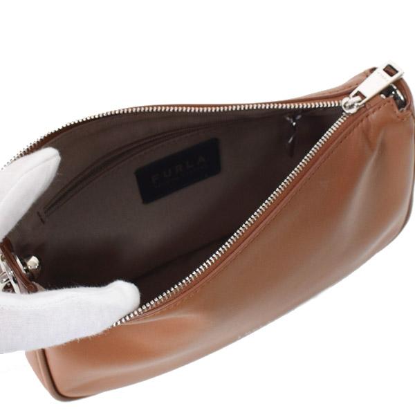 FURLA（フルラ） バッグ レザー ムーン ロゴ チェーン 斜めがけ 2way