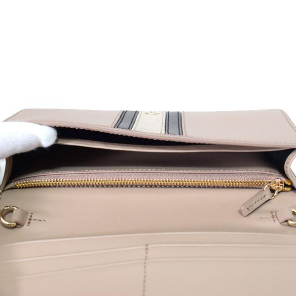 フルラ バッグ FURLA レザー スエード シレーナ フラップ チェーン ストライプ ショルダー クラッチ 長財布 トニーグレージュ WE00262 FURLA（フルラ） バッグ レザー スエード シレーナ フラップ チェーン