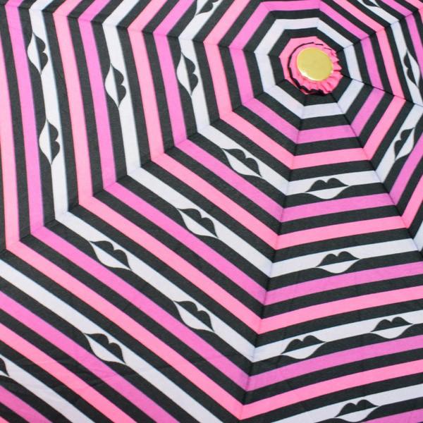 ケイトスペード katespade ポリエステル リップ ストライプ ボーダー スモール アンブレラ 折りたたみ傘 ネイビーマルチ WJRU0371 kate spade NEW YORK（ケイト・スペード ニューヨーク） ケイト