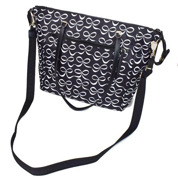 美品☆Kate spade☆リボン付 旅行.マザーズバッグ+おむつ替えシート kate spade NEW YORK（ケイト・スペード ニューヨーク） ケイト