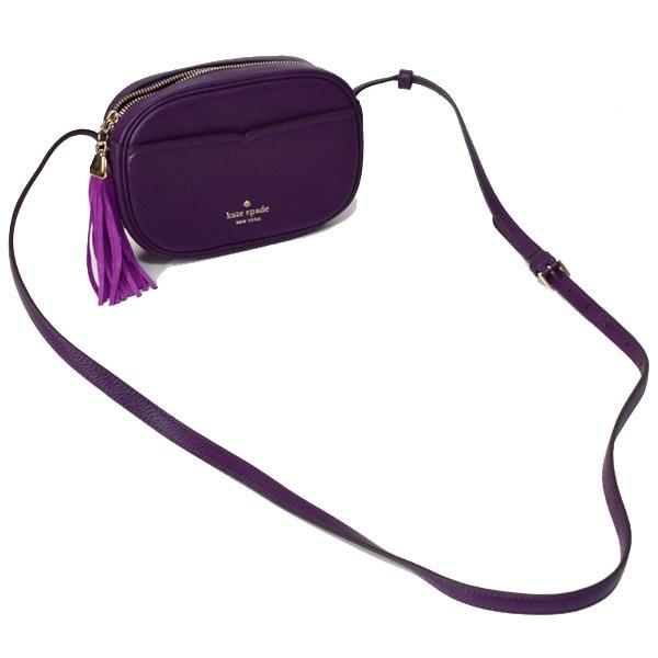 ケイトスペード バッグ katespade ぺブルレザー スエード コートニー タッセル カメラバッグ クロスボディ 2WAY 斜めがけ ショルダー クラッチバッグ バハローズ WKR00180 kate spade NEW YORK（ケイト・スペード ニューヨーク） ケイト