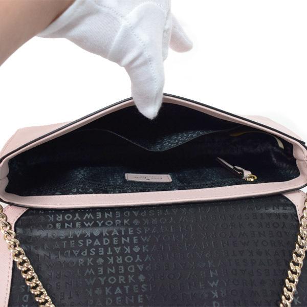 ケイトスペード バッグ katespade サフィアーノレザー ローレル ウェイ 3way クラッチ ク斜めがけ ショルダー ハンドバッグ ライトピンク×ブラックA WKRU5437_3