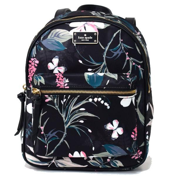 【美品】kate spade ケイトスペード 花柄 ナイロン リュック フラワー kate spade NEW YORK（ケイト・スペード ニューヨーク） ケイト