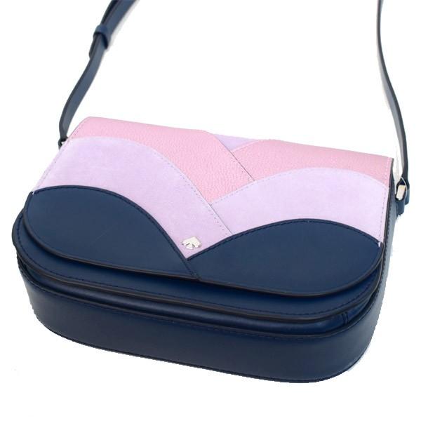 ケイトスペード バッグ katespade コーティング レザー ボーダー サングラス 斜め掛け ショルダー バッグ マルチ【訳あり】3663 kate spade NEW YORK（ケイト・スペード ニューヨーク） ケイト