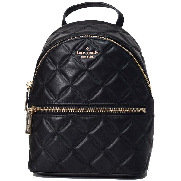 ケイトスペード バッグ katespade スムースレザー ナタリア キルティング 3WAY 斜めがけ ショルダー ハンドバッグ バックパック ブラック WKRU7075