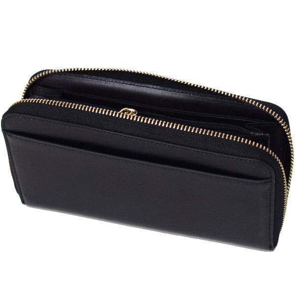 ケイトスペード 財布 katespade レザー ステイシー ロゴ ラージ コンチネンタル ジップ アラウンド ウォレット 長財布 ブラック WLR00130 kate spade NEW YORK（ケイト・スペード ニューヨーク） ケイト