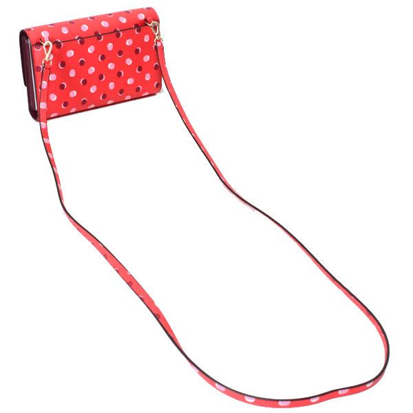 ケイトスペード バッグ katespade サフィアーノPVC ローレル ウェイ フィエスタ ドット 水玉 ウィニー クロスボディ 2WAY 斜め掛け ショルダー クラッチバッグ デジタルレッド WLR00326 kate spade NEW YORK（ケイト・スペード ニューヨーク） ケイト