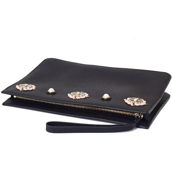kate spade NEW YORK ケイトスペード ポーチ katespade レザー 花柄  