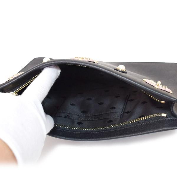 kate spade NEW YORK ケイトスペード ポーチ katespade レザー 花柄  