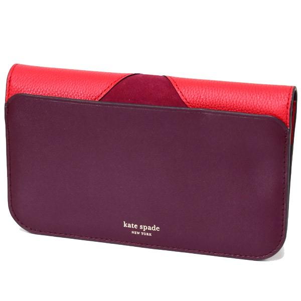 ケイトスペード 財布 katespade レザー スエード クラッチ ウォレット 