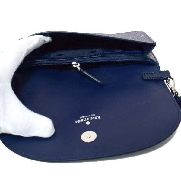 kate spade 機関車型クラッチバッグ ネイビー kate spade NEW YORK