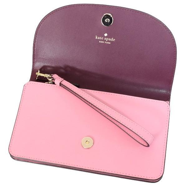 ケイトスペード ポーチ katespad  スムースレザー アデル スモール マルチファンクショナル リストレット マルチ ポーチ クラッチ バッグ ブライトカーネーション WLRU5844 kate spade NEW YORK（ケイト・スペード ニューヨーク） ケイト