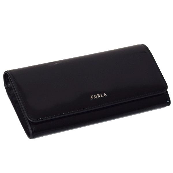 FURLA（フルラ） 長財布 レザー スプレンディダ ロゴ フラップ