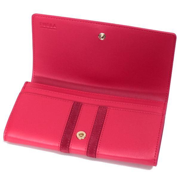 FURLA（フルラ） 長財布 レザー スエード シレーナ アーチロゴ メタル
