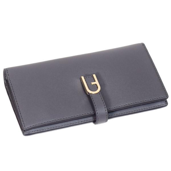 FURLA（フルラ） 長財布 レザー フロー ソイル スリム アーチロゴ 