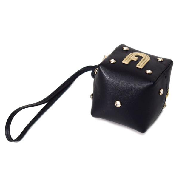 FURLA フルラ コインケース レザー ストーン スタッズ ロゴ FURLA フルラ コインケース レザー ストーン スタッズ ロゴ