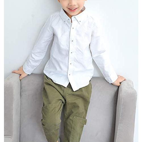 人気メーカー ブランド Moliamp Hani 子供シャツ オックスフォード 長袖シャツ 男の子 キッズ 子供服 白 無地 ワイシャツ フォーマル ホワイト 140 Karolinemedeiros Com Br