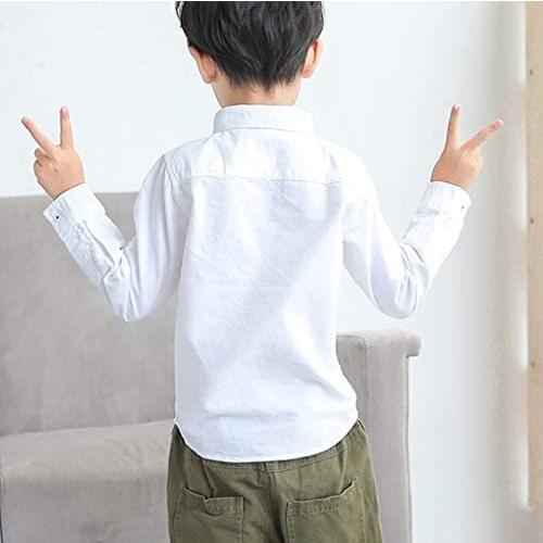 人気メーカー ブランド Moliamp Hani 子供シャツ オックスフォード 長袖シャツ 男の子 キッズ 子供服 白 無地 ワイシャツ フォーマル ホワイト 140 Karolinemedeiros Com Br
