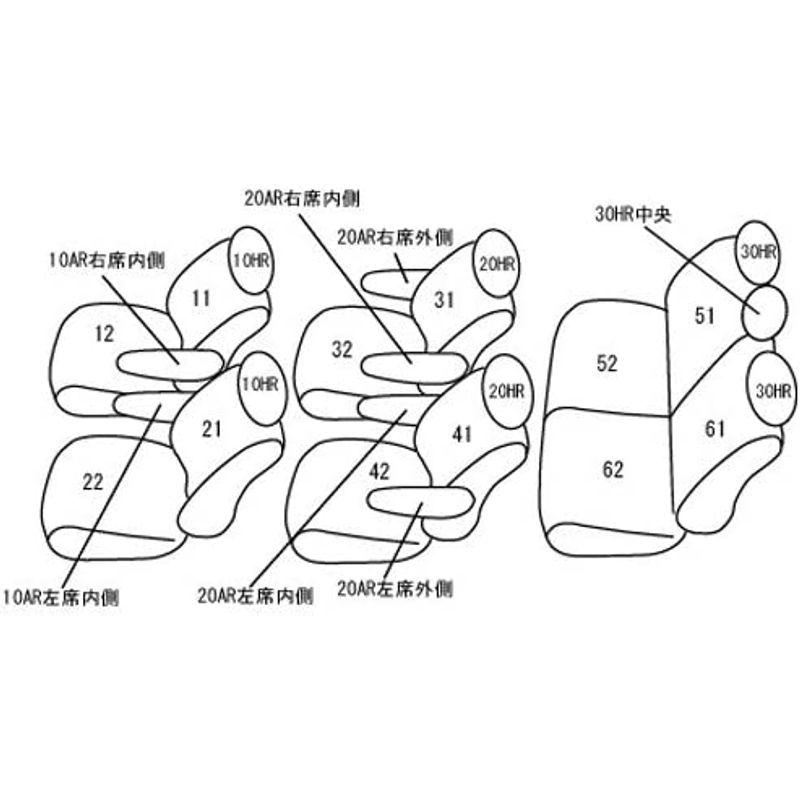 クラッツィオ　シートカバー　ノア　ブラック　エスクァイア　80系　ヴォクシー　ジュニア　Clazzio　ET-1572