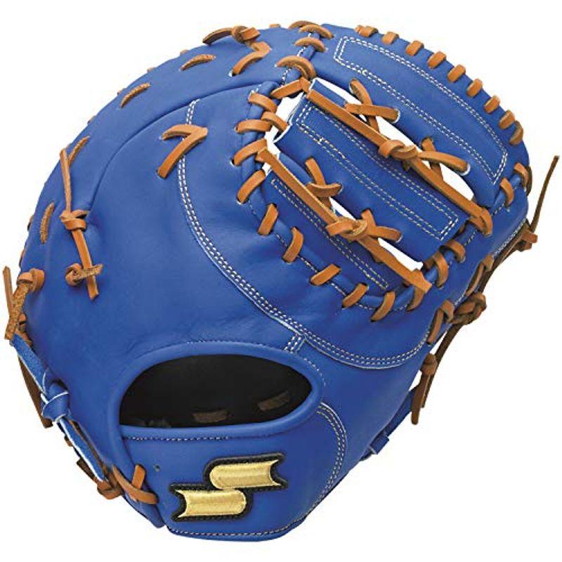 SSK(エスエスケイ) 野球 少年軟式 スーパーソフト一塁手用 2020年秋冬モデルSSJF201F ブルー*タン(6047) L(右投げ用