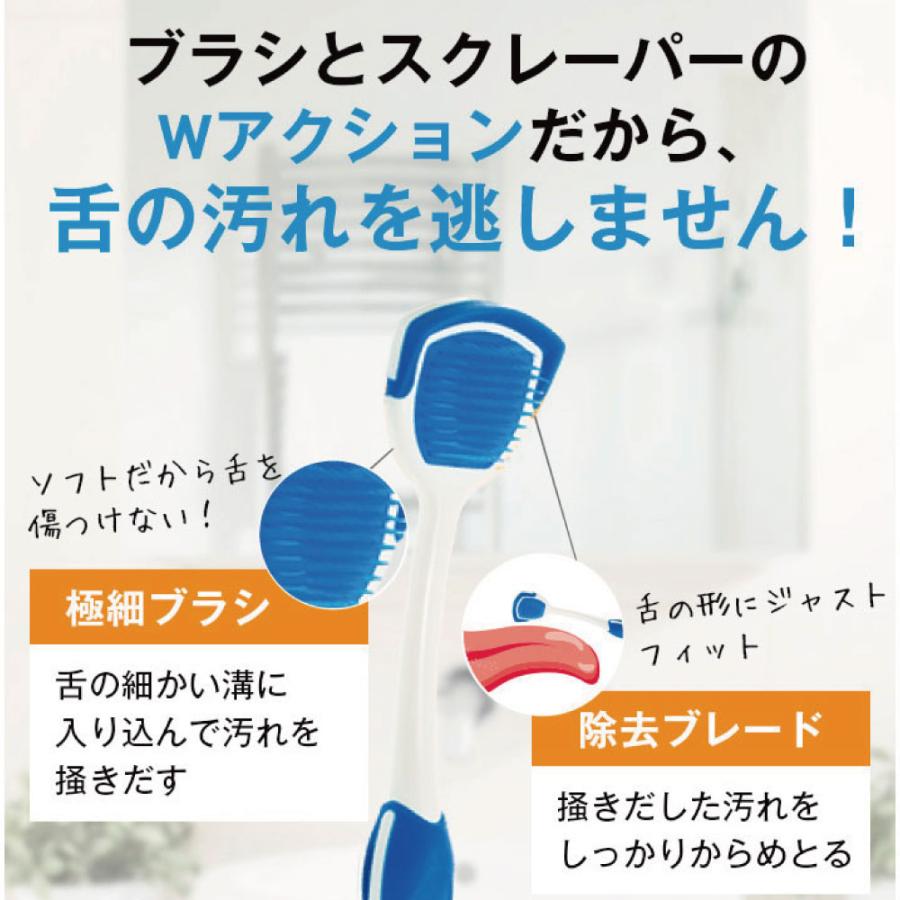DenTek（デンテック） オーラブラシ 舌ブラシ 舌クリーナー 舌苔