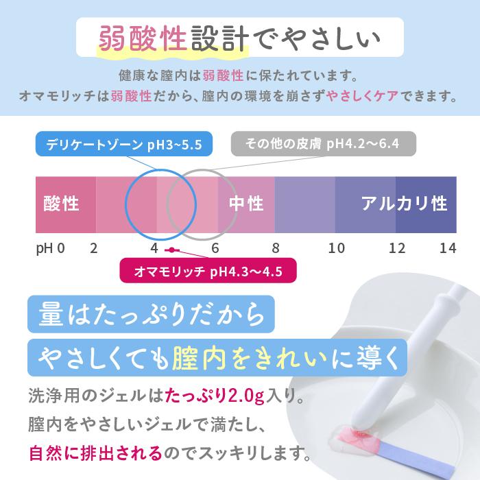 膣洗浄器 omamorich インナーショットジェル 2本入り1箱　オマモリッチ 膣内洗浄 インナージェル 管理医療機器 |  | 05