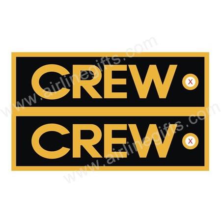 パイロット航空グッズ CREWキィチェーンタグ(ゴールド) : パイロット