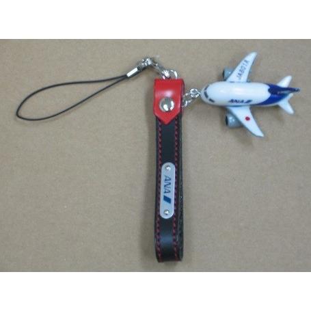 ANA航空グッズ 本革カラフルストラップANA : パイロット