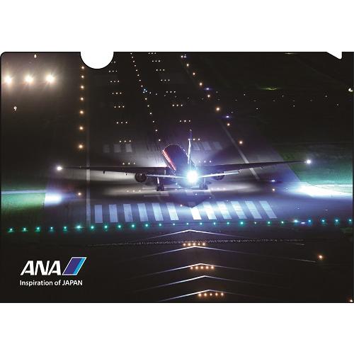 ANA380クリアファイル 全日空商事 ANA 全日空 A380 FLYING HONU(フライング・ホヌ