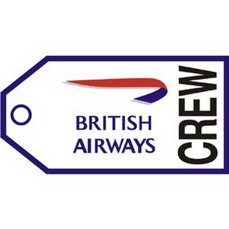 ラゲッジタグ　BRITISH AIRWAYS CREW｜pilothousefs-cima
