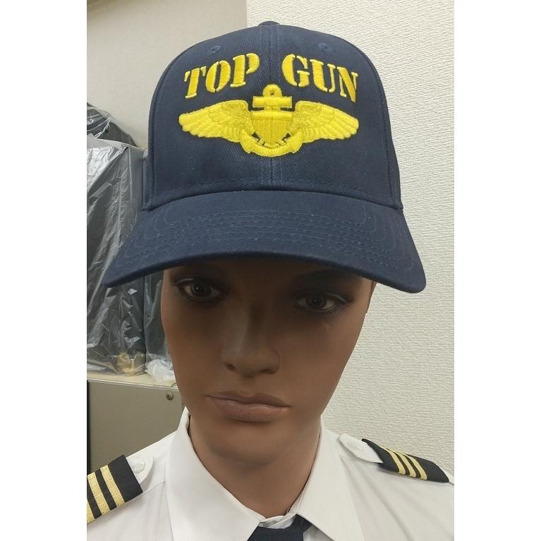Top Gun with Gold Navy Wings Cap｜pilothousefs-cima