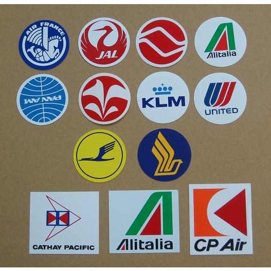 エアライン　ピンバッジ　航空会社　ロゴマーク　垂直尾翼　22種類 エアライン ピンバッジ 航空会社 ロゴマーク 垂直尾翼 22種類