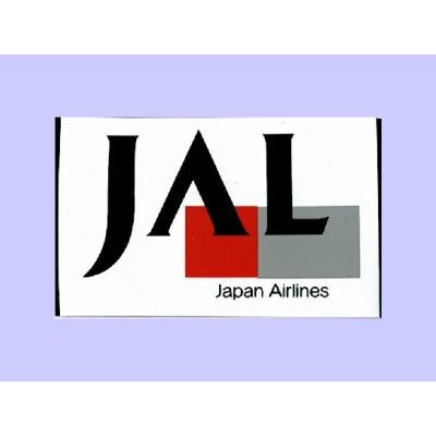 航空グッズ　NEW JAL 角型ステッカー｜pilothousefs-cima