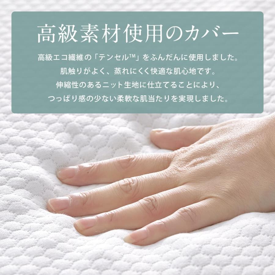 ecolatte elite マットレストッパー ダブル 硬め 厚み6cm 138x195x6cm