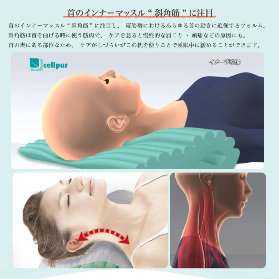 cellpur（セルプール） 首枕 ストレートネック 枕 for your neck