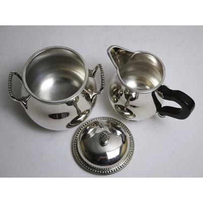 アンティークシルバー エルキューイ　ティーサービス４Pセット アンティークシルバー エルキューイ ティーサービス4Pセット