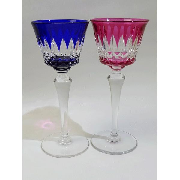 バカラ（Baccarat） ピカデリー カットワイングラス6色セット