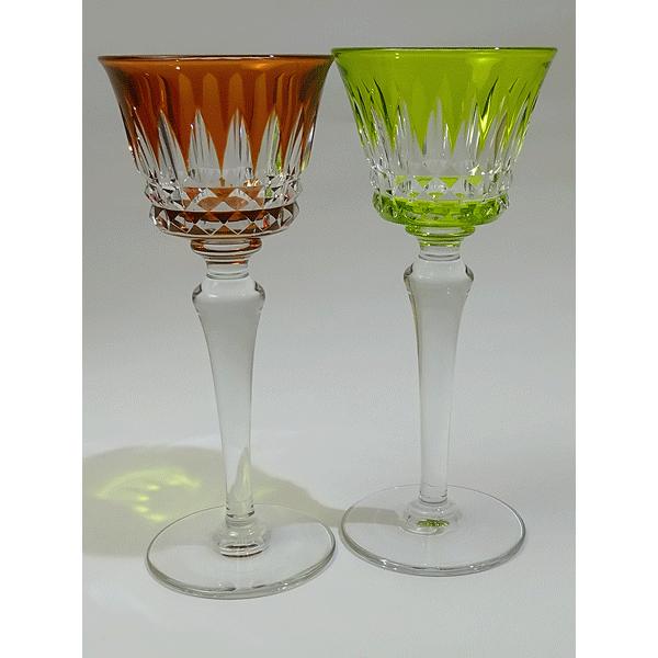 バカラ（Baccarat） ピカデリー カットワイングラス6色セット