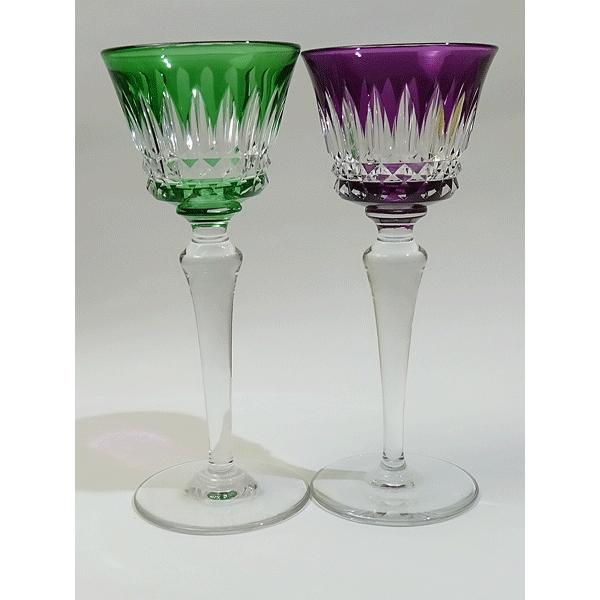 バカラ（Baccarat） ピカデリー カットワイングラス6色セット