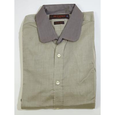 【処分品】エトロ メンズ シャツ グレー 長袖 サイズ39 | HERMES