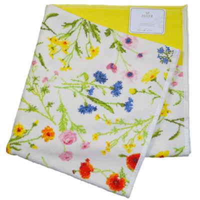 フェイラー  バスタオルサイズ 75x150cm Flower Meadow イエロー｜pinacotheka｜02