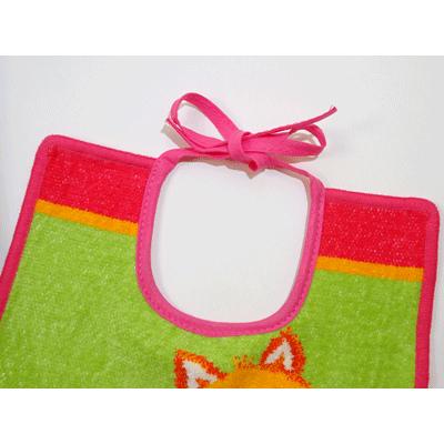 feiler（フェイラー） キッズエプロン 25x30cm FOX ピンク