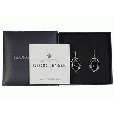 Georg Jensen ジョージジェンセン イヤーピアス2017 ブラックオニキス 