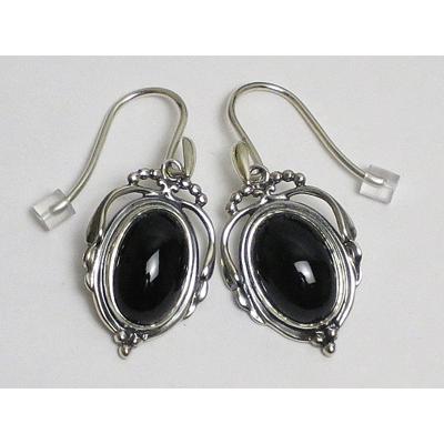 Georg Jensen ジョージジェンセン イヤーピアス2017 ブラックオニキス 