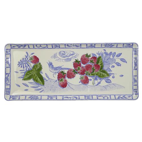 ジアン オワゾブルーフルーツ オブロング(サービス)トレイ36x15.5cm