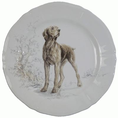 ジアン ソローニュの犬 デザートプレート23cm 6枚セット : ピナコテカ