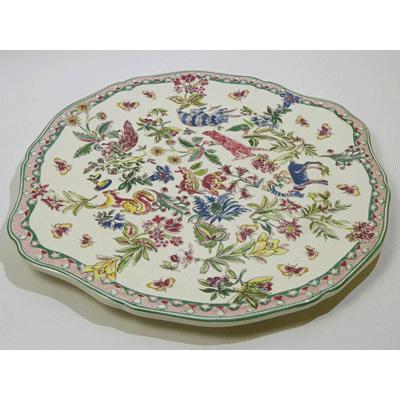 ジアン GIEN ジャルダンイマージュ ガトープラダー 大皿 33センチ ジアン ジャルダンイマージュ ガトープラター ラウンド33cm