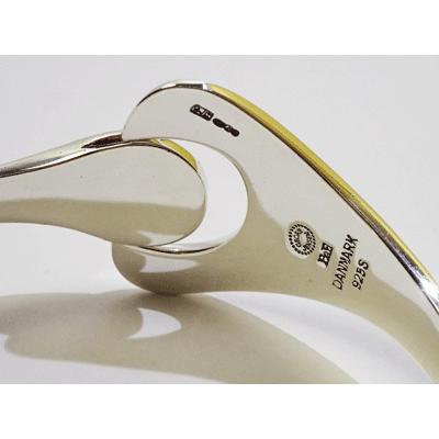 美品バングル67.4g ♯142B ジョージジェンセン/  美品バングル67.4g ♯142B ジョージジェンセン/ 美品バングル