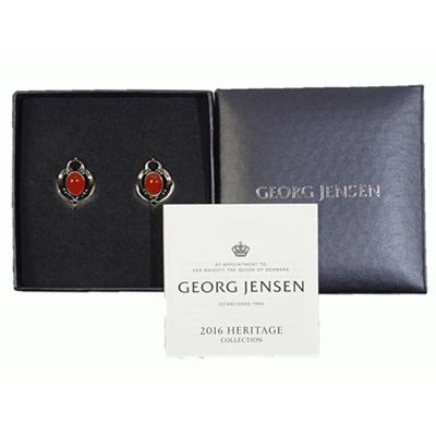 Georg Jensen ジョージジェンセン イヤークリップ 2016(カーネリアン 