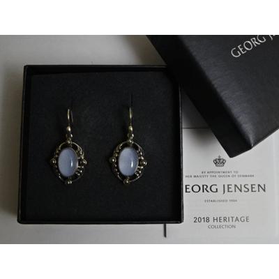 Georg Jensen ジョージジェンセン イヤーピアス 2018 ブルー